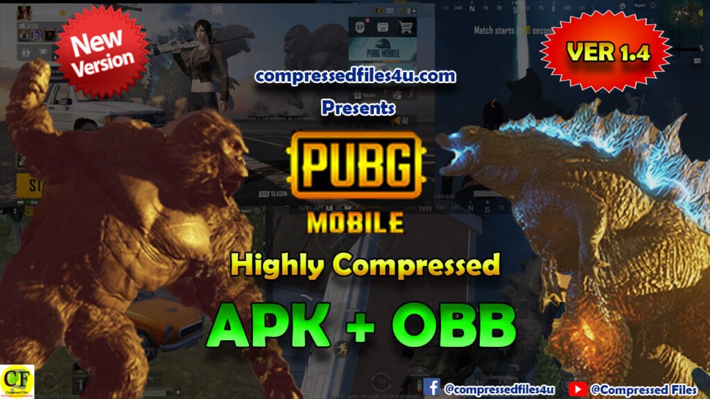 PUBG Mobile 1.4 Highly Compressed